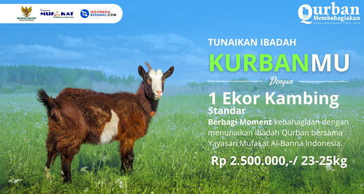 Banner program Kurban Kambing-Kambing Standar