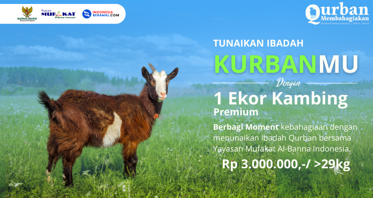 Banner program Kurban Kambing-Kambing Super