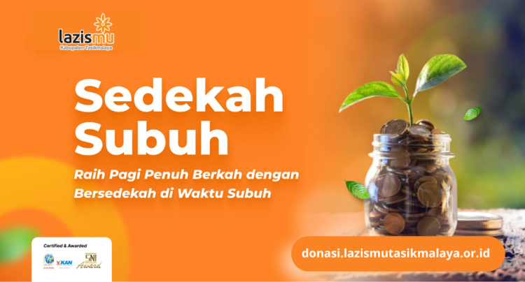 Banner program Sedekah Subuh  Berbagi pada Waktu yang Istimewa