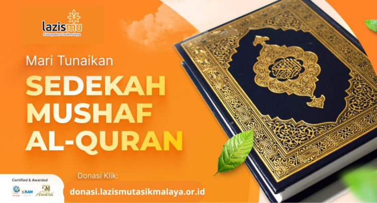 Banner program Sedekah Mushaf Al-Quran