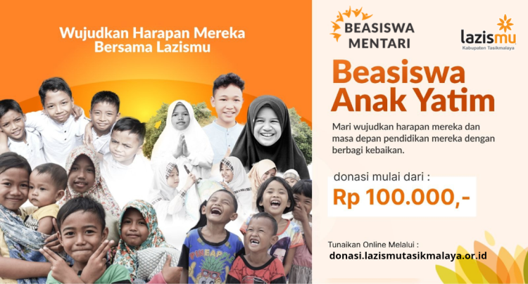 Banner program Beasiswa Anak Yatim