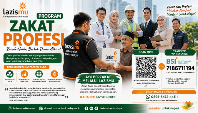 Gambar banner Zakat Profesi Raih Keberkahan dari Setiap Penghasilan