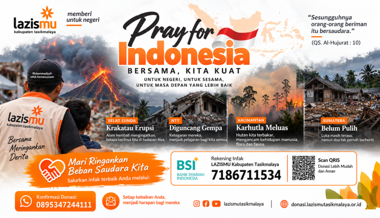 Gambar banner Pray For Indonesia