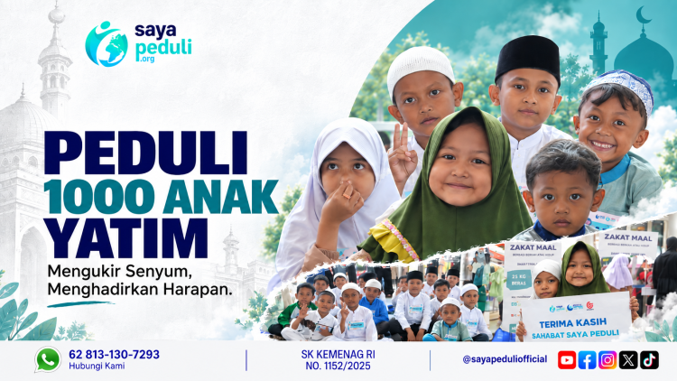 Gambar banner Peduli 1000 Anak Yatim