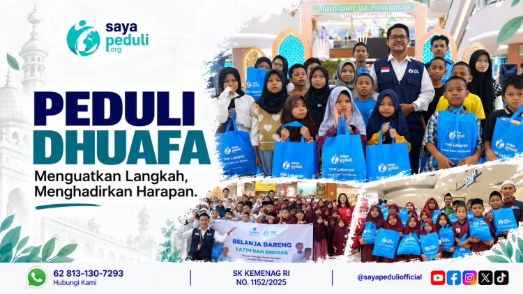 Gambar banner Peduli Dhuafa, Menguatkan Langkah, Menghadirkan Harapan