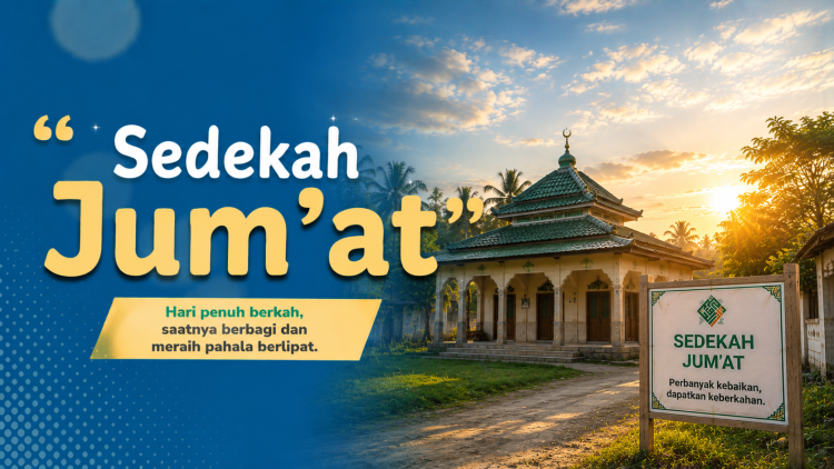 Banner program Raih Pahala Berlipat dengan Sedekah Jumat