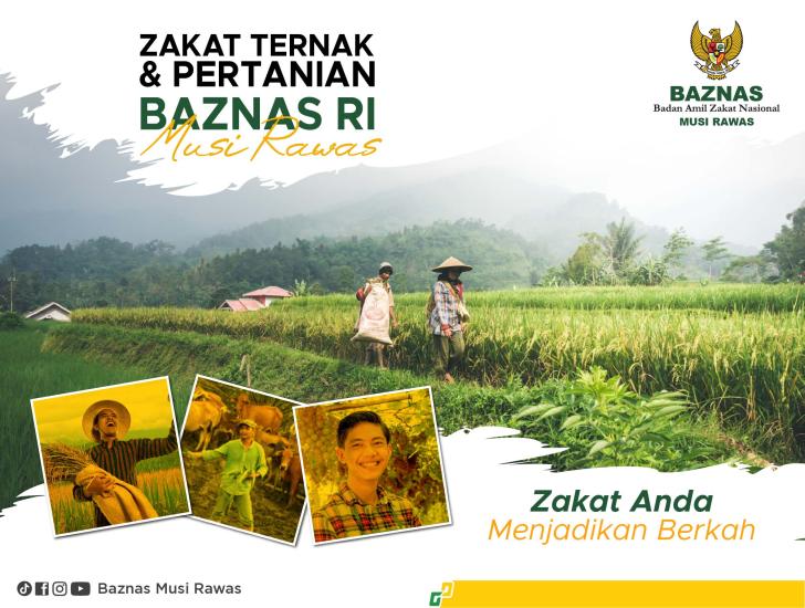 Gambar banner Zakat Ternak Dan Pertanian Baznas RI Musi Rawas