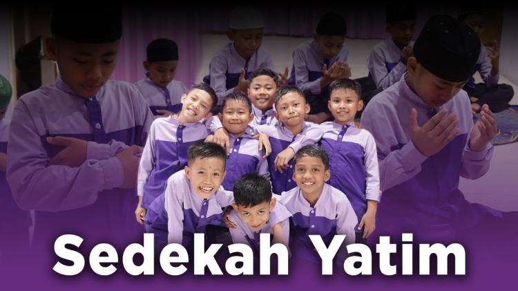 Banner program Sedekah Yatim dan Dhuafa