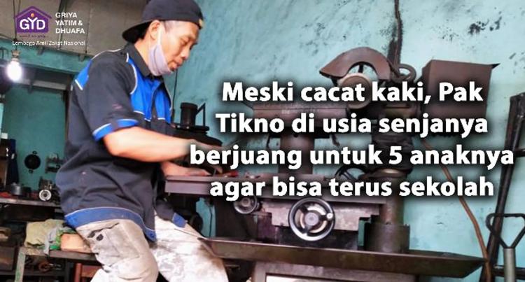 Gambar banner Cacat Kaki, Bapak Hebat Berjuang Untuk 5 Anaknya Gambar banner Cacat Kaki, Bapak Hebat Berjuang Untuk 5 Anaknya