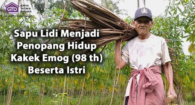 Gambar banner Upah 10ribu Sapu Lidi, Kakek Nenek untuk bisa makan Gambar banner Upah 10ribu Sapu Lidi, Kakek Nenek untuk bisa makan