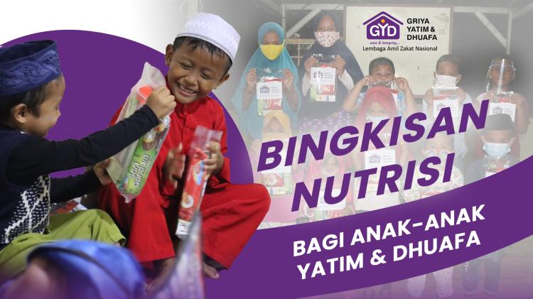 Banner program Bantu Penuhi Nutrisi Yatim dan Dhuafa