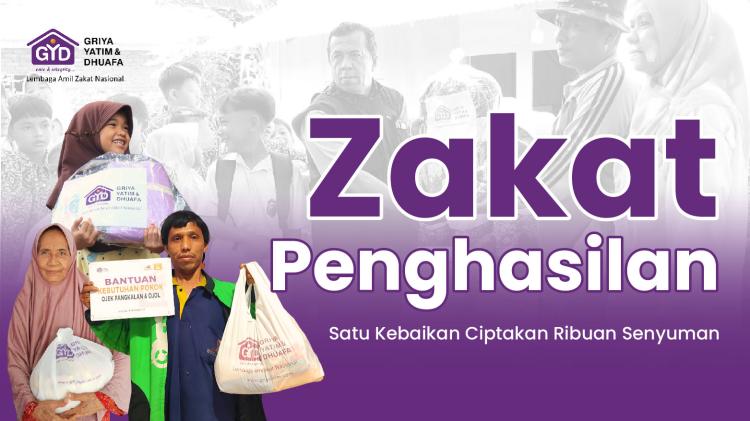 Banner program Saat Gajian, Saatnya Tunaikan Zakat Penghasilan