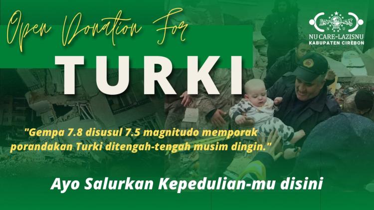Gambar banner Peduli Korban Gempa Turki