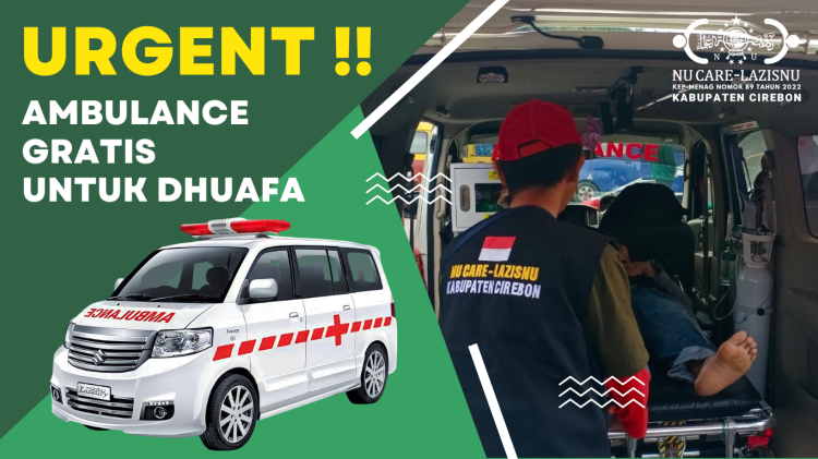 Banner program Ambulance untuk Dhuafa