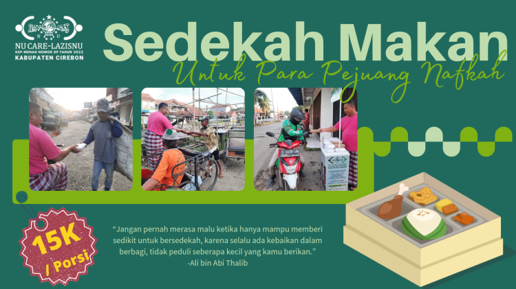 Banner program Sedekah Makan Pejuang Nafkah