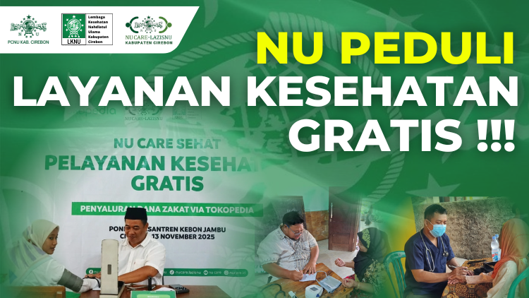 Banner program NU Peduli Kesehatan