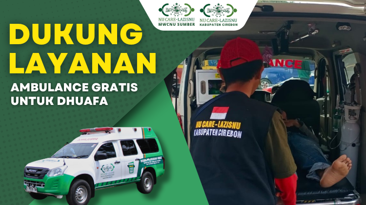 Banner program Ambulance untuk Dhuafa