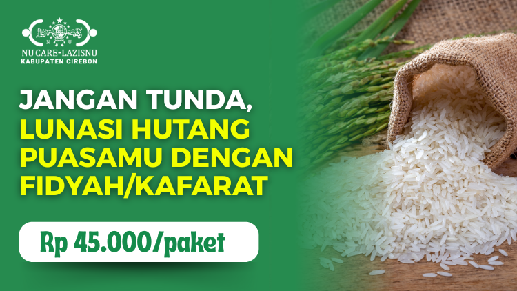 Banner program Yuk Tunaikan Fidyah atau Kafaratmu