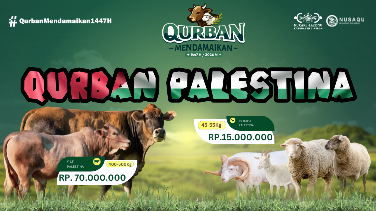 Banner program Qurban Untuk Palestina