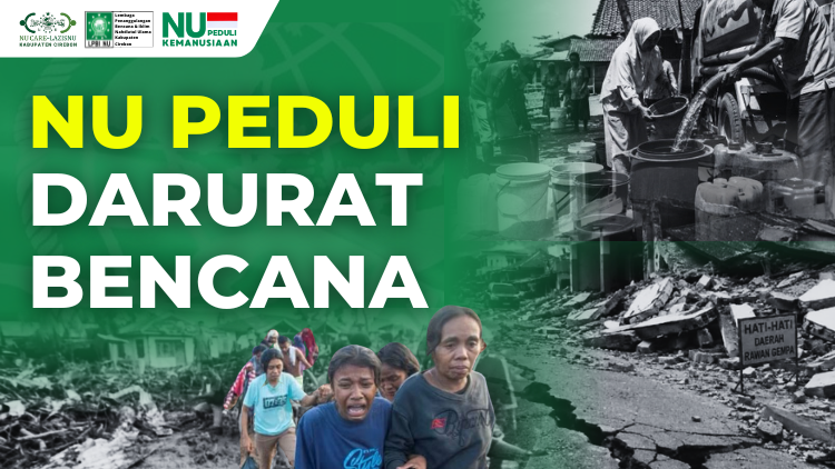 Banner program NU Peduli Darurat Bencana