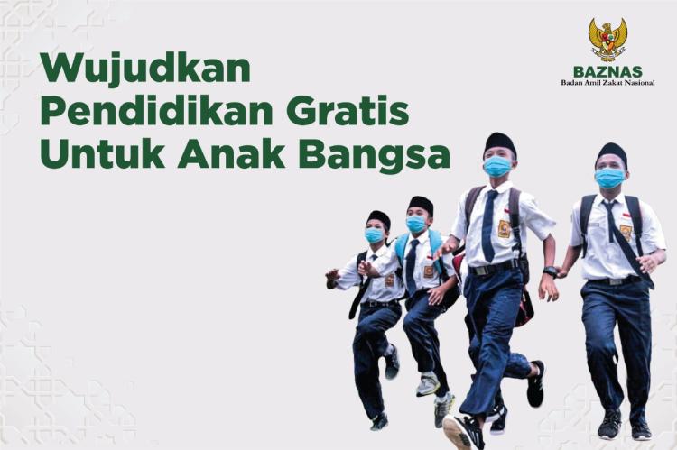 Gambar banner Wujudkan Pendidikan Gratis Untuk Anak Bangsa