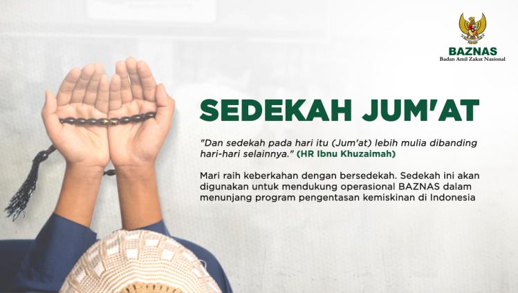 Banner program Keutamaan Sedekah Jumat
