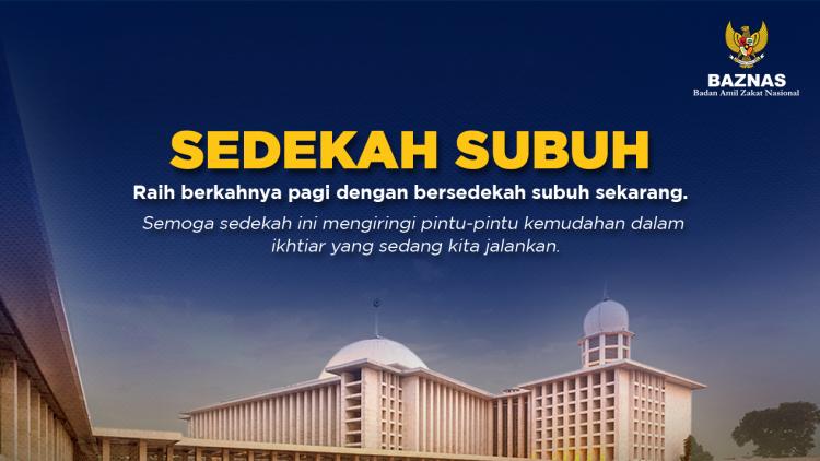 Banner program Sedekah Subuh