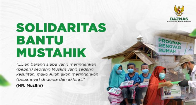 Banner program Solidaritas Bantu Mustahik