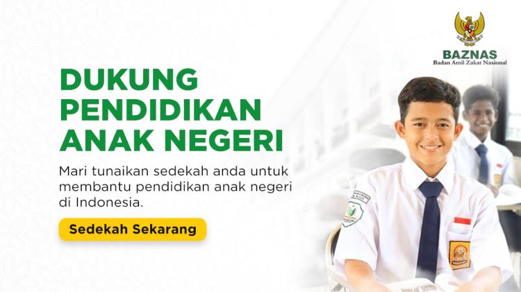 Banner program Dukung Anak Bangsa Meraih Cita-Cita