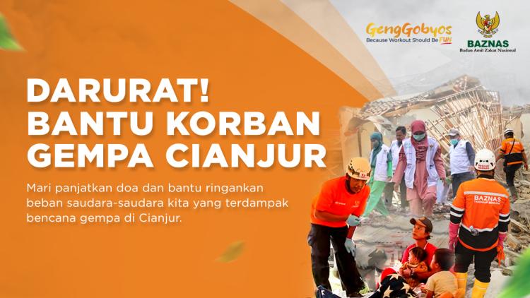 Gambar banner BAZNAS X GENG GOBYOS PEDULI CIANJUR