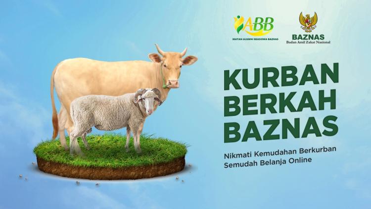 Gambar banner Sedekah Daging Keluarga Besar Beasiswa BAZNAS