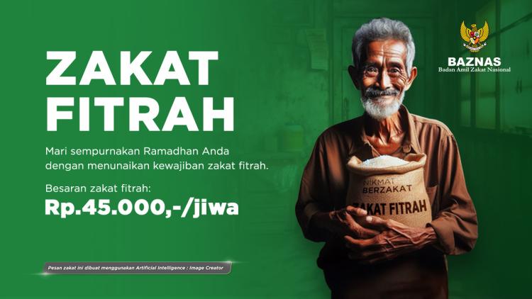 Banner program Zakat Fitrah