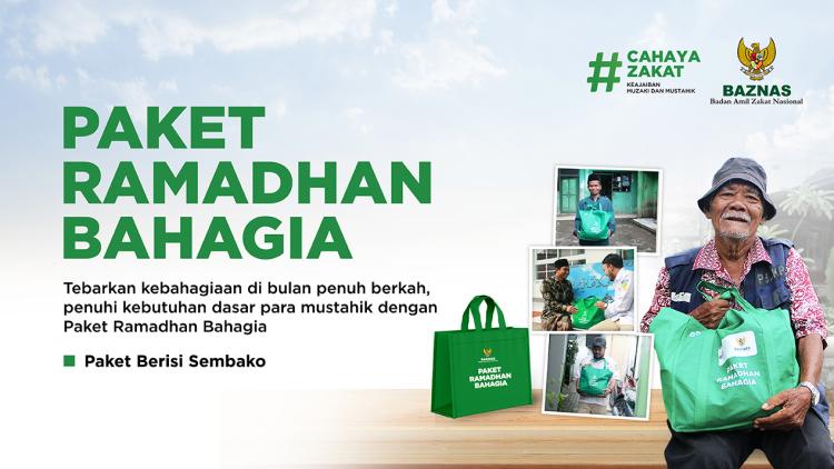 Banner program Berbagi Paket Ramadhan Bahagia 