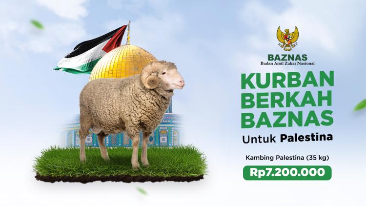 Gambar banner Kurban BAZNAS - Kambing Palestina