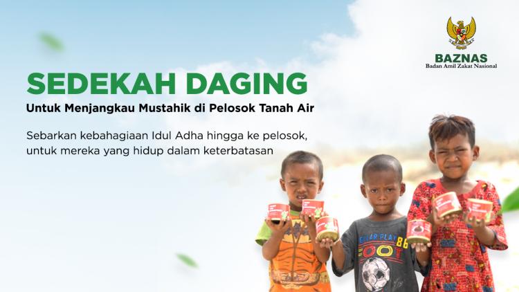 Banner program Sedekah Daging BAZNAS