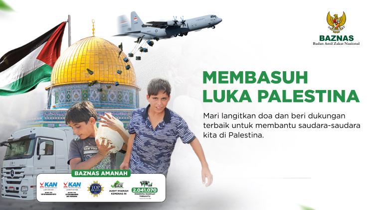 Banner program Bantu Jutaan Muslim Palestina
