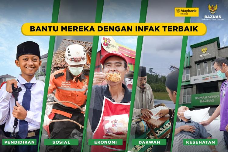 Banner program Bantu Mereka dengan Infak Terbaik