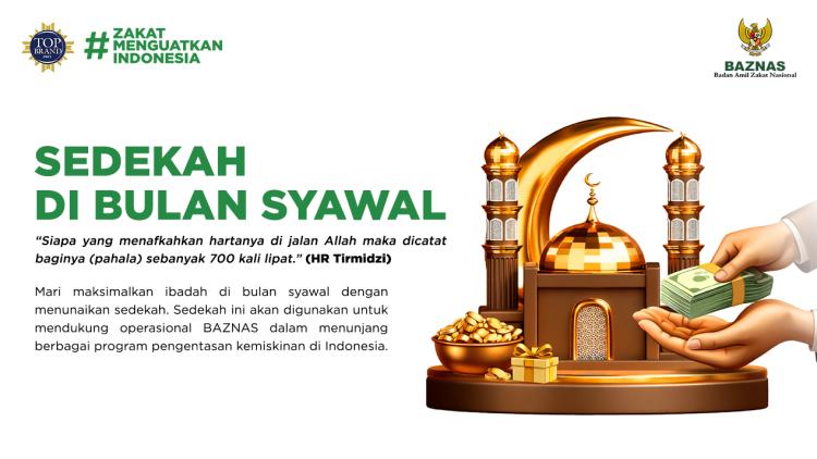 Banner program Sedekah Syawal