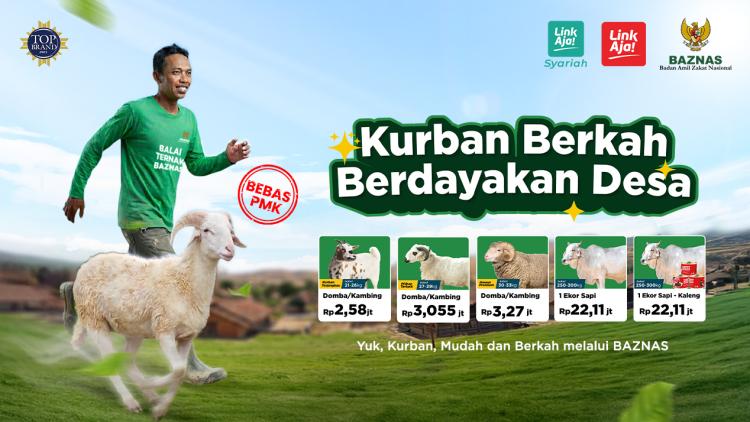 Banner program Kurban Satu ekor sapi