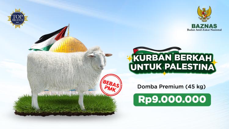 Gambar banner Kurban - Domba Premium Palestina