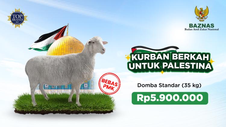 Gambar banner Kurban - Domba Reguler Palestina