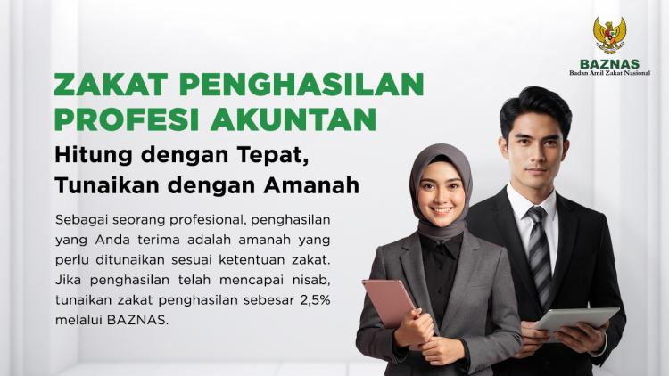 Banner program Zakat Penghasilan Profesi Akuntan