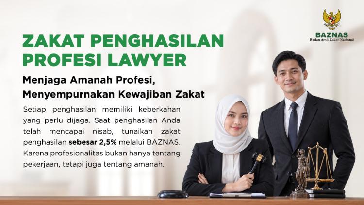 Gambar banner Zakat Penghasilan Profesi Lawyer