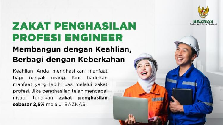Gambar banner Zakat Penghasilan Profesi Engineer