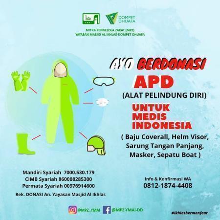 Gambar banner Bantu Tenaga Medis untuk Menadapatkan APD Gambar banner Bantu Tenaga Medis untuk Menadapatkan APD