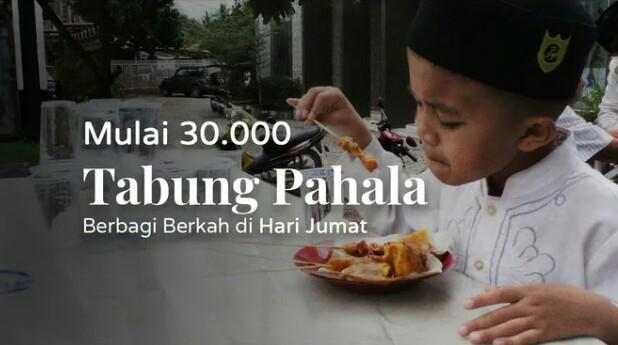 Banner program Sedekah Jumat Berkah, Berbagi Kepada Sesama