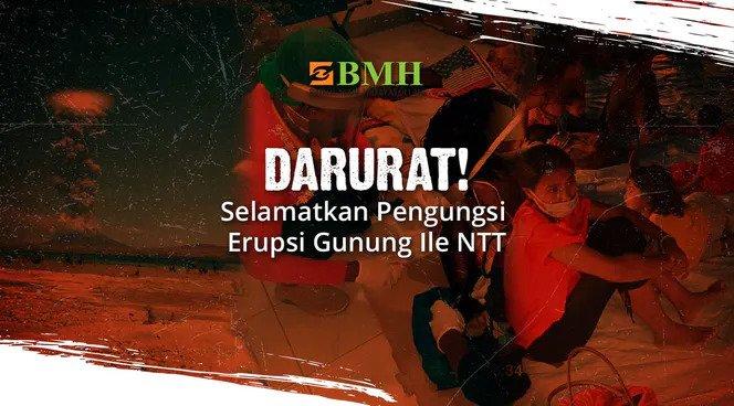 Gambar banner Bantu Ribuan Korban Erupsi Gunung Ile NTT Gambar banner Bantu Ribuan Korban Erupsi Gunung Ile NTT