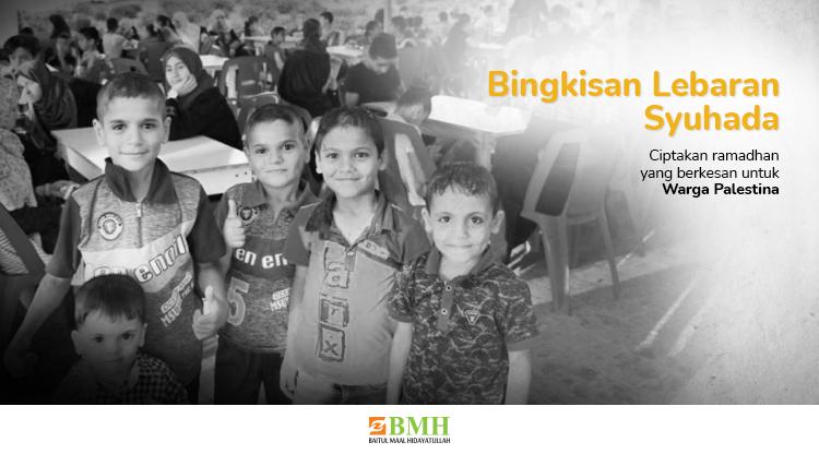 Gambar banner Bingkisan Lebaran Yatim dan Dhuafa Syuhada Palestina Gambar banner Bingkisan Lebaran Yatim dan Dhuafa Syuhada Palestina