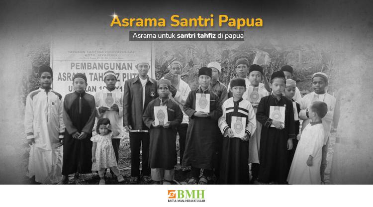 Banner program Pesantren GRATIS di Papua untuk Penghafal al-Quran