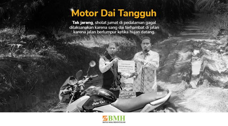 Gambar banner Bantu Wujudkan Pengadaan Motor untuk Dai Pedalaman Berbagi Ilmu untuk Muslim Pelosok Gambar banner Bantu Wujudkan Pengadaan Motor untuk Dai Pedalaman Berbagi Ilmu untuk Muslim Pelosok